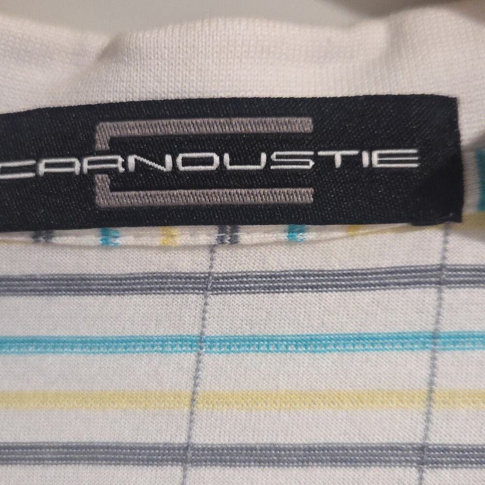 Carnoustie - Polo Shirt in White and Blue - Picture 5 of 7